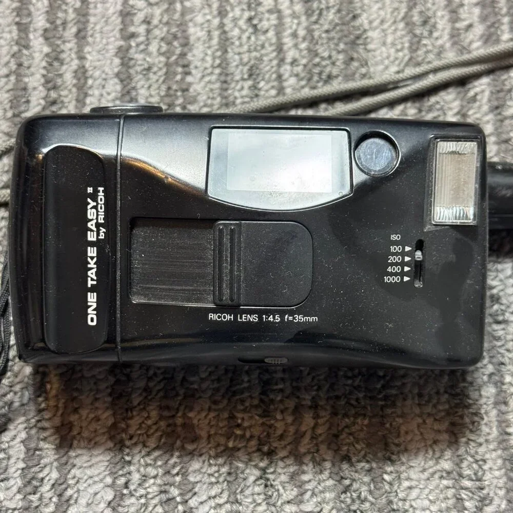 Vintage Ricoh One Take Easy II, a 35mm film camera